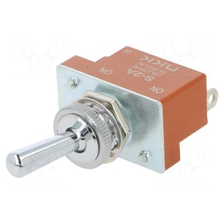 Switch: toggle | Pos: 2 | SPDT | ON-ON | 6A/250VAC | 20A/30VDC | -30÷70°C