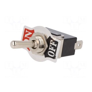 Switch: toggle | Pos: 2 | SPST | OFF-ON | 10A/250VAC | Leads: connectors