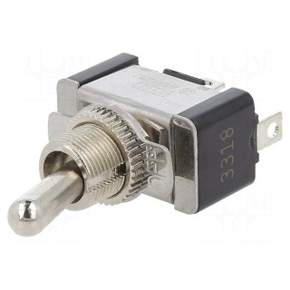 Switch: toggle | Pos: 2 | SPST | ON-OFF | 20A/125VAC | 0÷65°C | 50mΩ