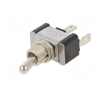 Switch: toggle | Pos: 2 | SPST | ON-OFF | 20A/125VAC | 0÷65°C | 50mΩ