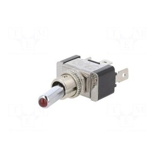 Switch: toggle | Pos: 2 | SPST | ON-OFF | 20A/12VDC | -20÷85°C | 50mΩ