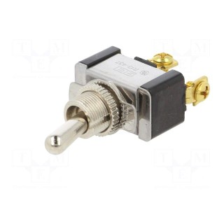 Switch: toggle | Pos: 2 | SPST | ON-OFF | 21A/14VDC | Leads: screw | 0÷65°C
