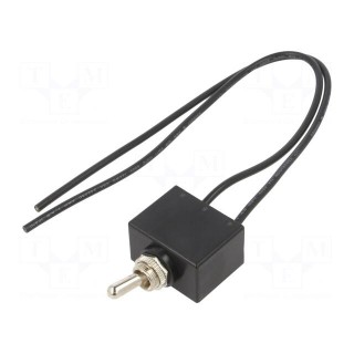 Switch: toggle | Pos: 2 | SPST | OFF-(ON) | 25A/12VDC | -40÷85°C | 50mΩ