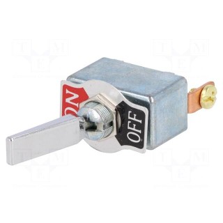 Switch: toggle | Pos: 2 | SPST | OFF-ON | 50A/12VDC | Leads: M4 screws