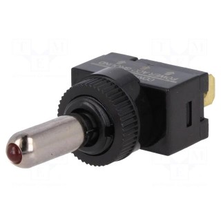 Switch: toggle | Pos: 2 | SPST | OFF-ON | 20A/12VDC | Toggle: round | 50mΩ