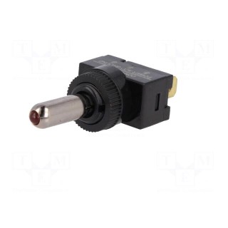 Switch: toggle | Pos: 2 | SPST | OFF-ON | 20A/12VDC | Toggle: round | 50mΩ