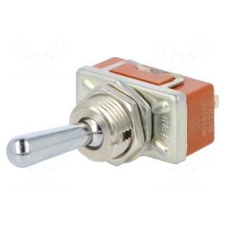 Switch: toggle | Pos: 2 | SPST | ON-OFF | 6A/125VAC | 6A/30VDC | -25÷70°C