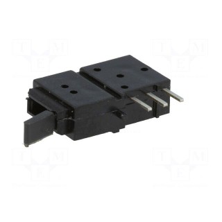 Switch: toggle | Pos: 2 | SPST | ON-(ON) | 0.5A/60VAC | 0.5A/60VDC