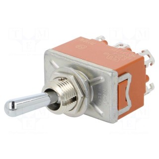 Switch: toggle | Pos: 3 | DP3T | ON-OFF-ON | 15A/250VAC | 15A/30VDC