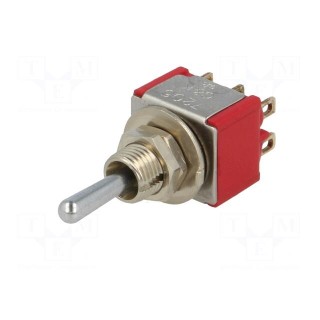 Switch: toggle | Pos: 3 | DP3T | (ON)-OFF-(ON) | 2A/250VAC | 5A/28VDC