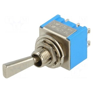 Switch: toggle | Pos: 3 | DP3T | ON-OFF-ON | 3A/250VAC | -25÷85°C | 20mΩ
