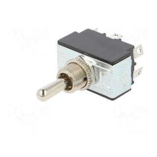 Switch: toggle | Pos: 3 | DPDT | ON-OFF-ON | 21A/14VDC | 50mΩ | 17N | TB/TB1