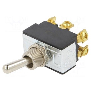Switch: toggle | Pos: 3 | DPDT | ON-OFF-ON | 21A/14VDC | Leads: screw