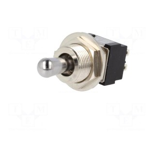 Switch: toggle | Pos: 3 | DPDT | (ON)-ON-(ON) | 6A/125VAC | 6A/6VDC | 20mΩ