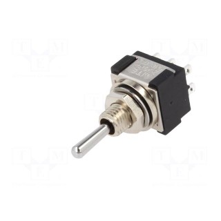 Switch: toggle | Pos: 3 | DPDT | ON-ON-ON | 6A/125VAC | 6A/6VDC | 20mΩ