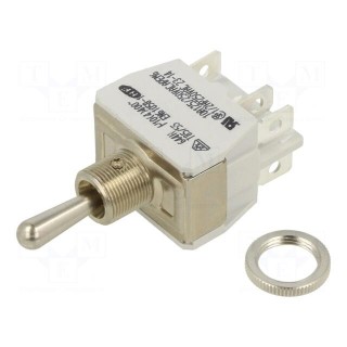 Switch: toggle | Pos: 3 | ON-ON-ON | 12A/250VAC | 5A/24VDC | -20÷55°C