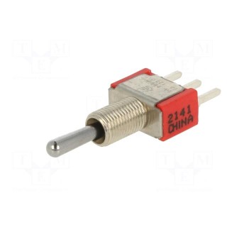 Switch: toggle | Pos: 3 | SP3T | ON-OFF-ON | 2A/250VAC | 5A/28VDC | 10mΩ