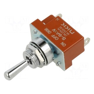 Switch: toggle | Pos: 3 | SP3T | ON-OFF-(ON) | 6A/250VAC | 20A/30VDC