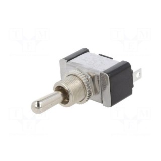 Switch: toggle | Pos: 3 | SPDT | (ON)-OFF-(ON) | 21A/14VDC | 0÷65°C | 50mΩ