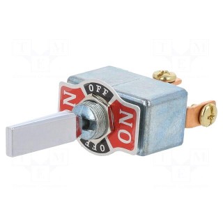 Switch: toggle | Pos: 3 | SPDT | ON-OFF-ON | 50A/12VDC | Leads: screw