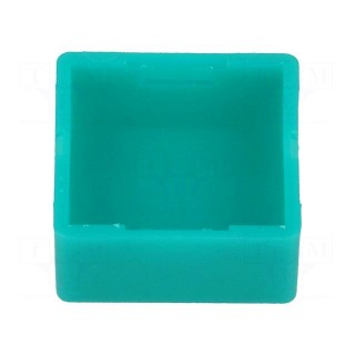Button | Application: AML series | square | 15x15mm | Colour: green