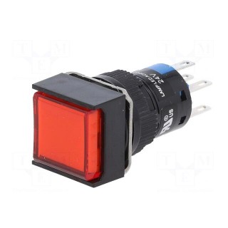 Switch: push-button | Pos: 2 | 5A/250VAC | ON-ON | IP65 | Illumin: LED