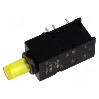 Switch: push-button | Pos: 2 | DPDT | 0.5A/60VAC | 0.5A/60VDC | ON-(ON)