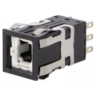 Switch: push-button | Pos: 2 | DPDT | 3A/125VAC | 3A/24VDC | (OFF)-ON
