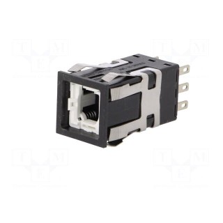 Switch: push-button | Pos: 2 | DPDT | 3A/125VAC | 3A/24VDC | (OFF)-ON