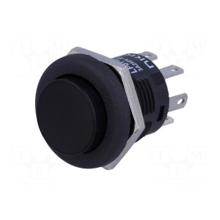 Switch: push-button | Pos: 2 | DPDT | 3A/250VAC | 3A/30VDC | ON-(ON)