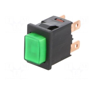 Switch: push-button | Pos: 2 | DPST | 12A/250VAC | 16A/250VAC | OFF-ON