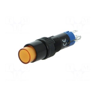 Switch: push-button | Pos: 2 | SPDT | 0.5A/250VAC | 1A/24VDC | ON-(ON)