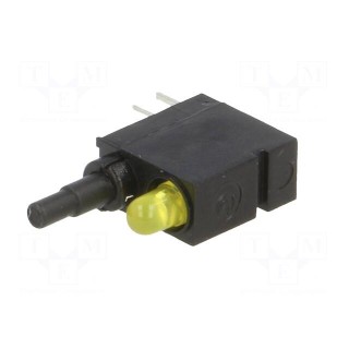 Switch: push-button | Pos: 2 | SPDT | 0.5A/60VAC | 0.5A/60VDC | ON-(ON)