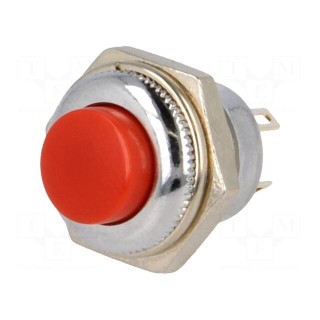 Switch: push-button | Pos: 2 | SPDT | 1.5A/250VAC | ON-(ON) | Mat: metal