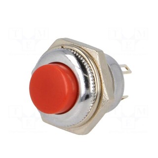 Switch: push-button | Pos: 2 | SPDT | 1.5A/250VAC | ON-(ON) | Mat: metal