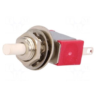 Switch: push-button | Pos: 2 | SPDT | 1A/125VAC | 1A/28VDC | ON-(ON)