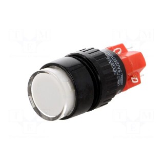 Switch: push-button | Pos: 2 | SPDT | 3A/220VAC | 2A/24VDC | ON-(ON)