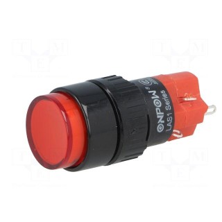 Switch: push-button | Pos: 2 | SPDT | 3A/220VAC | 2A/24VDC | ON-ON | IP40