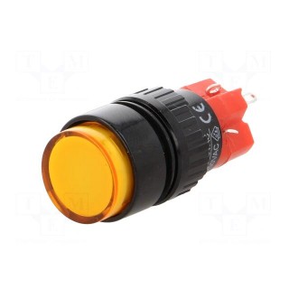 Switch: push-button | Pos: 2 | SPDT | 3A/220VAC | 2A/24VDC | ON-ON | IP40