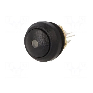 Switch: push-button | Pos: 2 | SPDT | 5A/250VAC | 5A/28VDC | ON-(ON)
