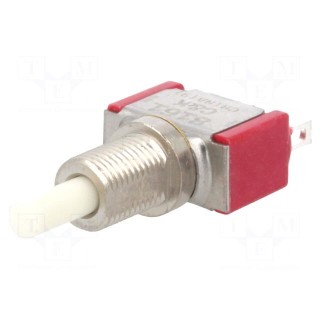 Switch: push-button | Pos: 2 | SPDT | 6A/120VAC | 5A/28VDC | ON-ON