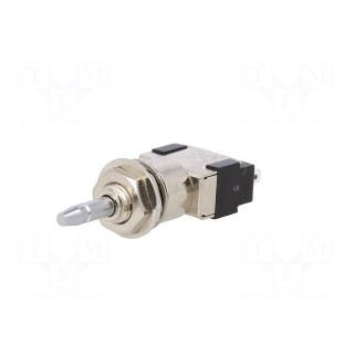 Switch: push-button | Pos: 2 | SPDT | 6A/125VAC | 6A/6VDC | ON-(ON) | MPA