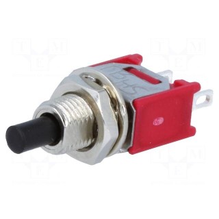 Switch: push-button | Pos: 2 | SPST-NO | 1A/120VAC | 1A/28VDC | OFF-(ON)