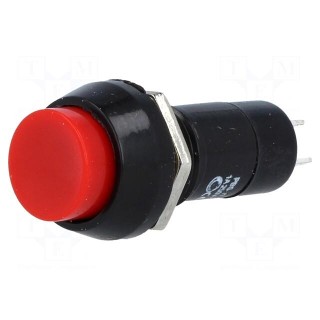 Switch: push-button | Pos: 2 | SPST-NO | 1A/250VAC | OFF-ON | Ø12mm