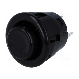 Switch: push-button | Pos: 2 | SPST-NO | 3A/125VAC | OFF-(ON) | 1kV