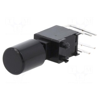 Switch: push-button | Pos: 2 | SPST-NO x2 | 3A/30VDC | OFF-(ON) | THT