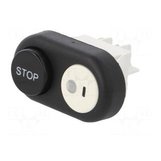 Switch: push-button | Pos: 2 | SPST | 16A/250VAC | OFF-ON | 22x30mm
