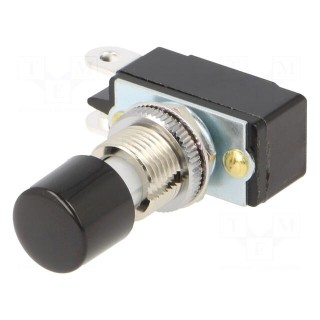 Switch: push-button | Pos: 2 | SPST | 3A/125VAC | 1.5A/250VDC | OFF-(ON)