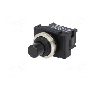 Switch: push-button | Pos: 2 | SPST | 6A/250VAC | ON-OFF | IP40 | round