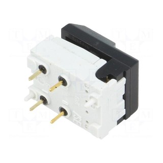 Switch: keypad | Pos: 2 | SPDT | 0.01A/24VDC | black | Leads: for PCB
